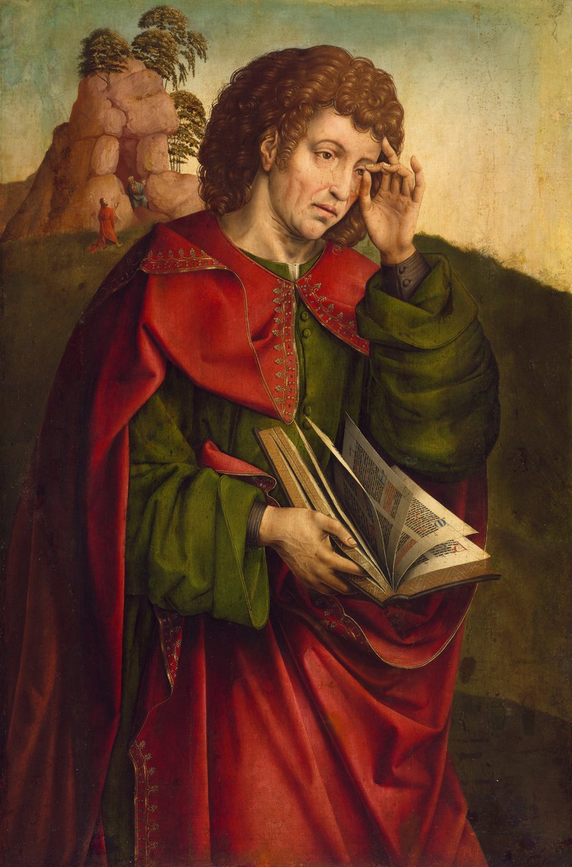 São João Evangelista chorando de Colijn de Coter