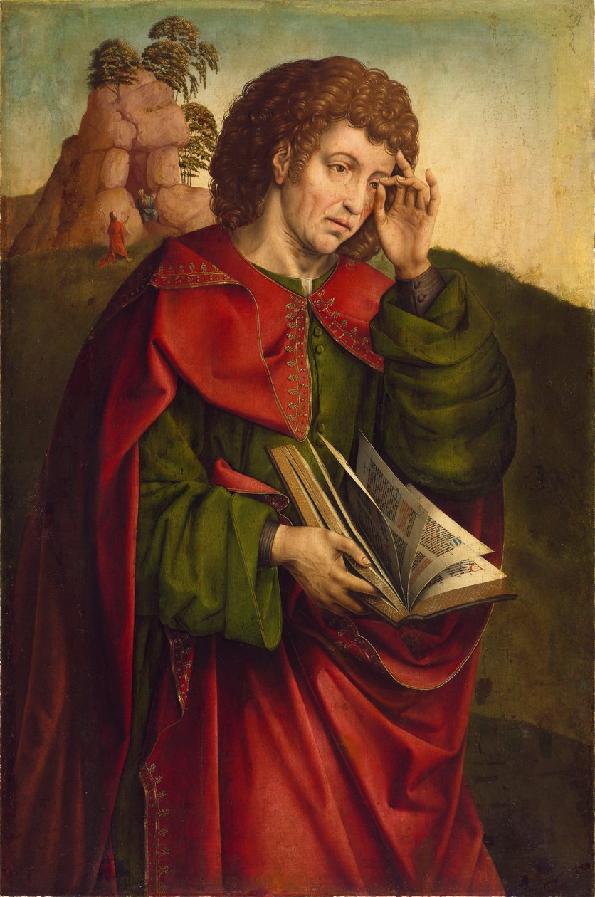 São João Evangelista chorando de Colijn de Coter