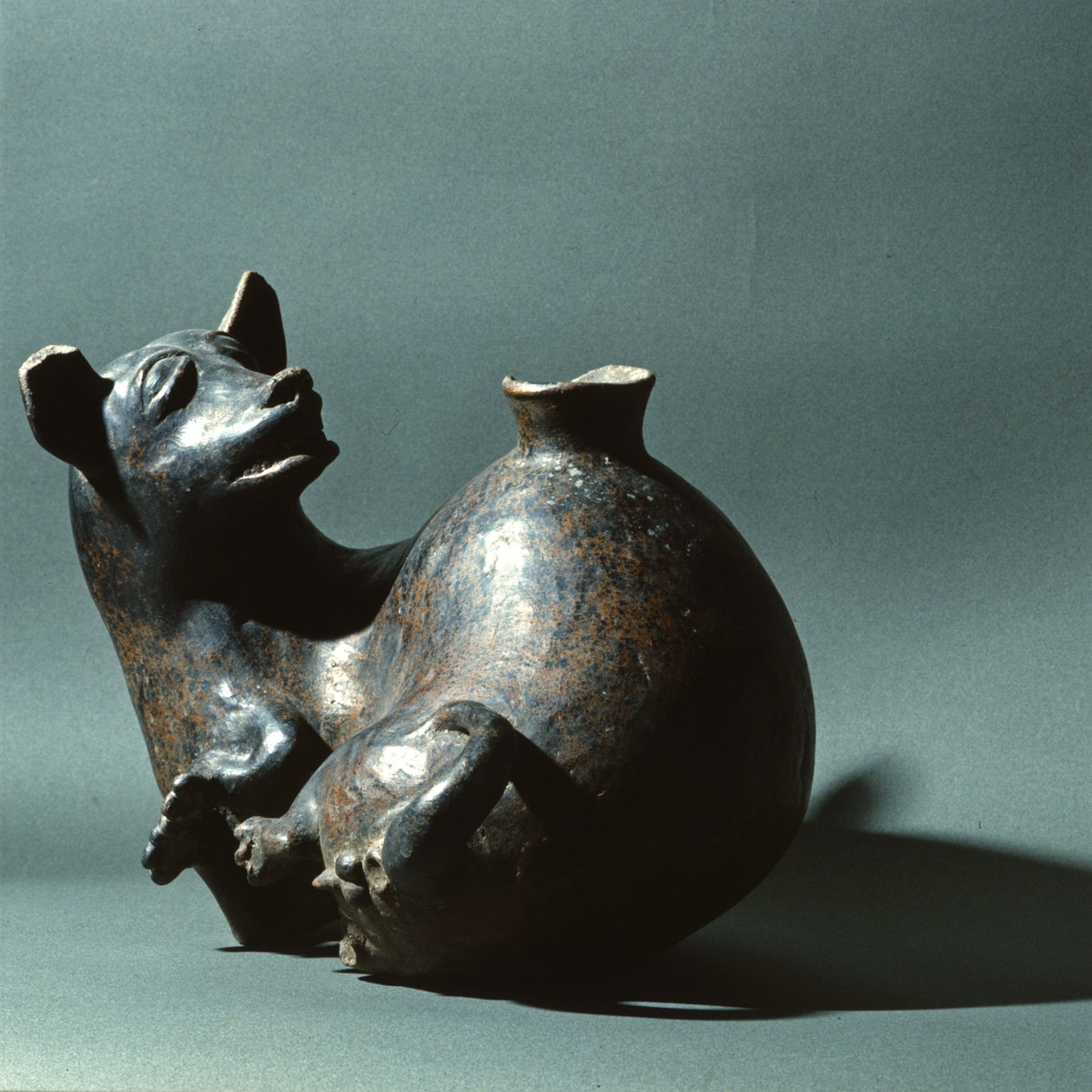 Colima sentado Cão, 300 aC - 500 aC (cerâmica) de Colima Culture