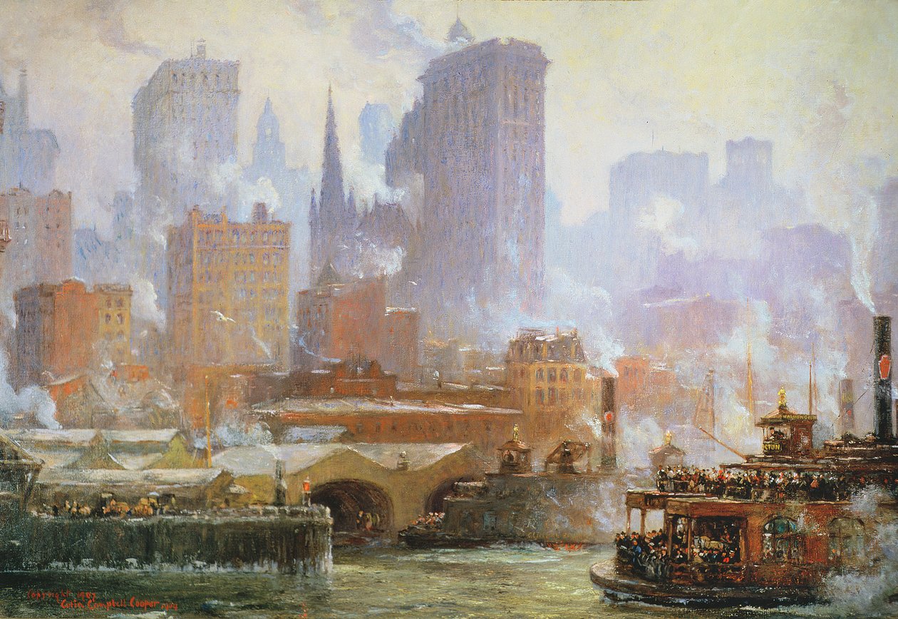 Navio da balsa de Wall Street de Colin Campbell Cooper