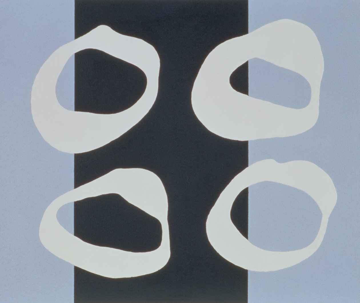 Blue Ground IV, 1998 (acrílico sobre tela) de Colin Booth