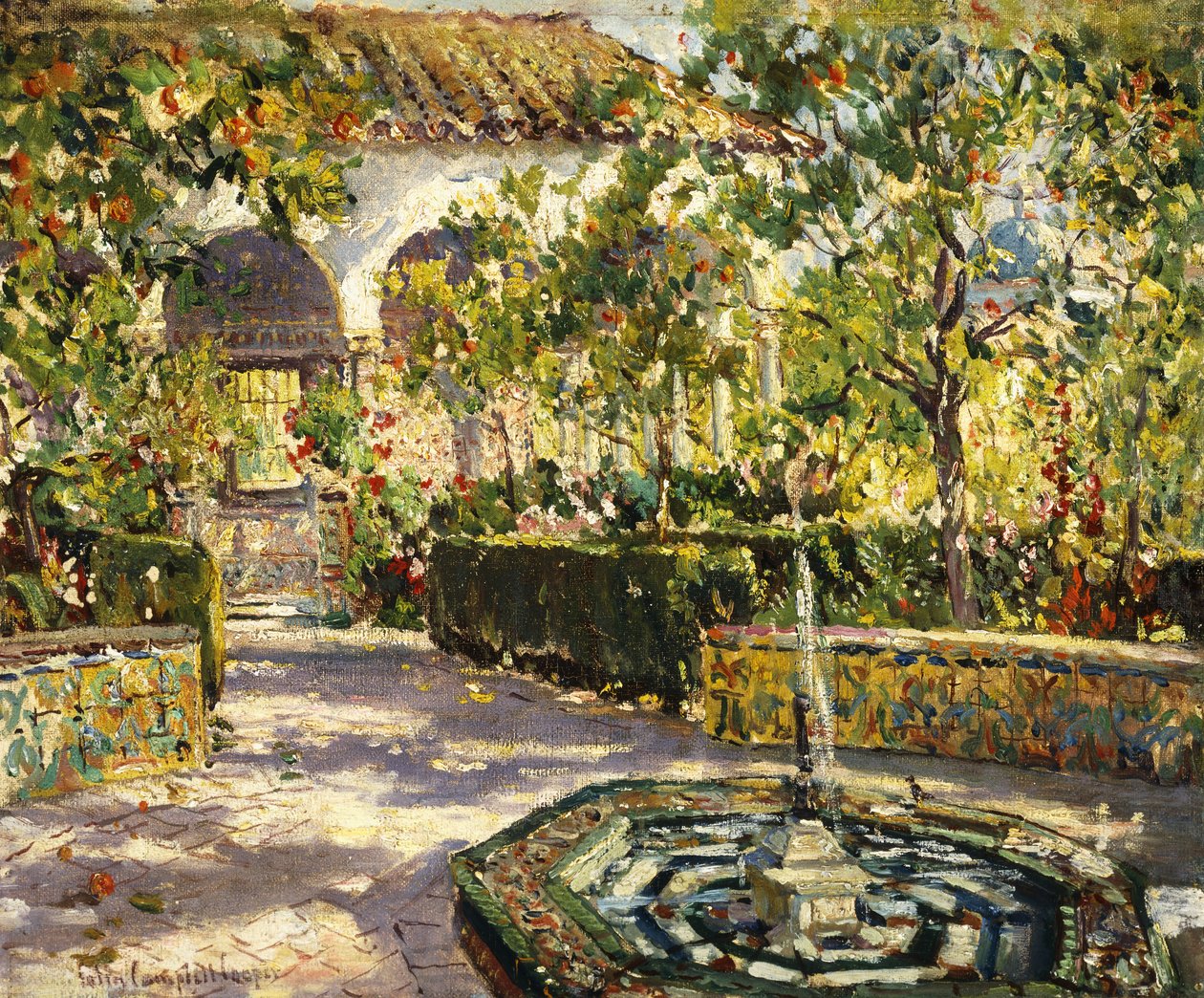 Jardins do Alcázar, Sevilha de Colin Campbell Cooper