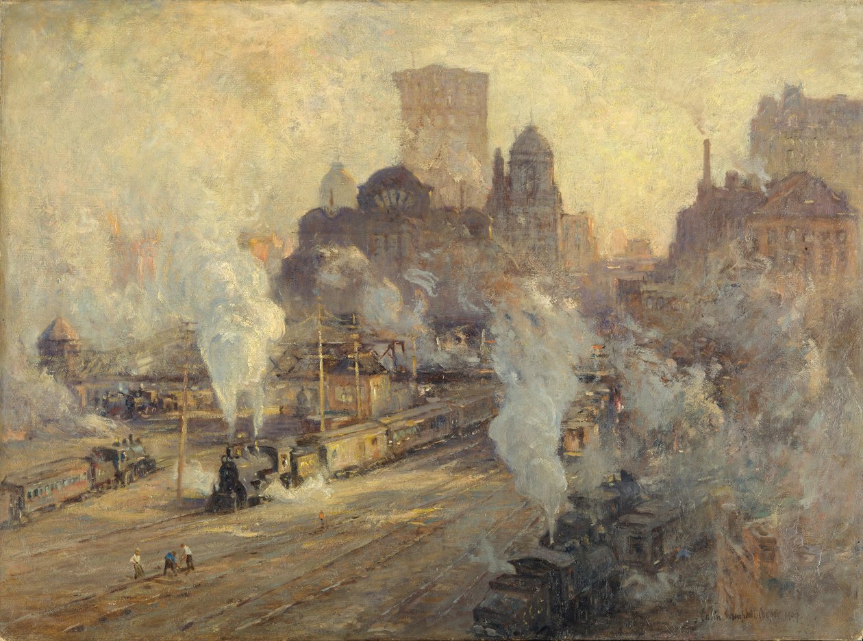 Estação Grand Central, 1909 de Colin Campbell Cooper