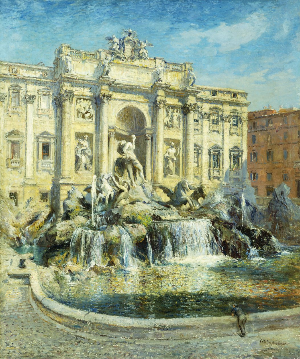 Fonte de Trevi, Roma de Colin Campbell Cooper