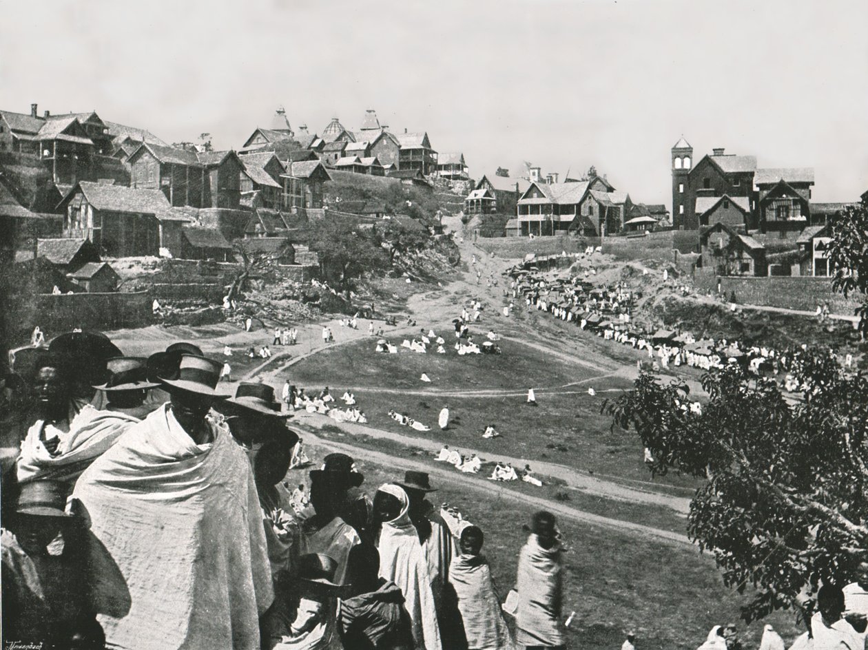 O discurso simples, Andohalo, Antananarivo, Madagascar, 1895. de Colonel Stewart