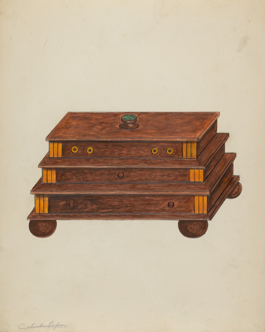 Caixa de Columbus Simpson
