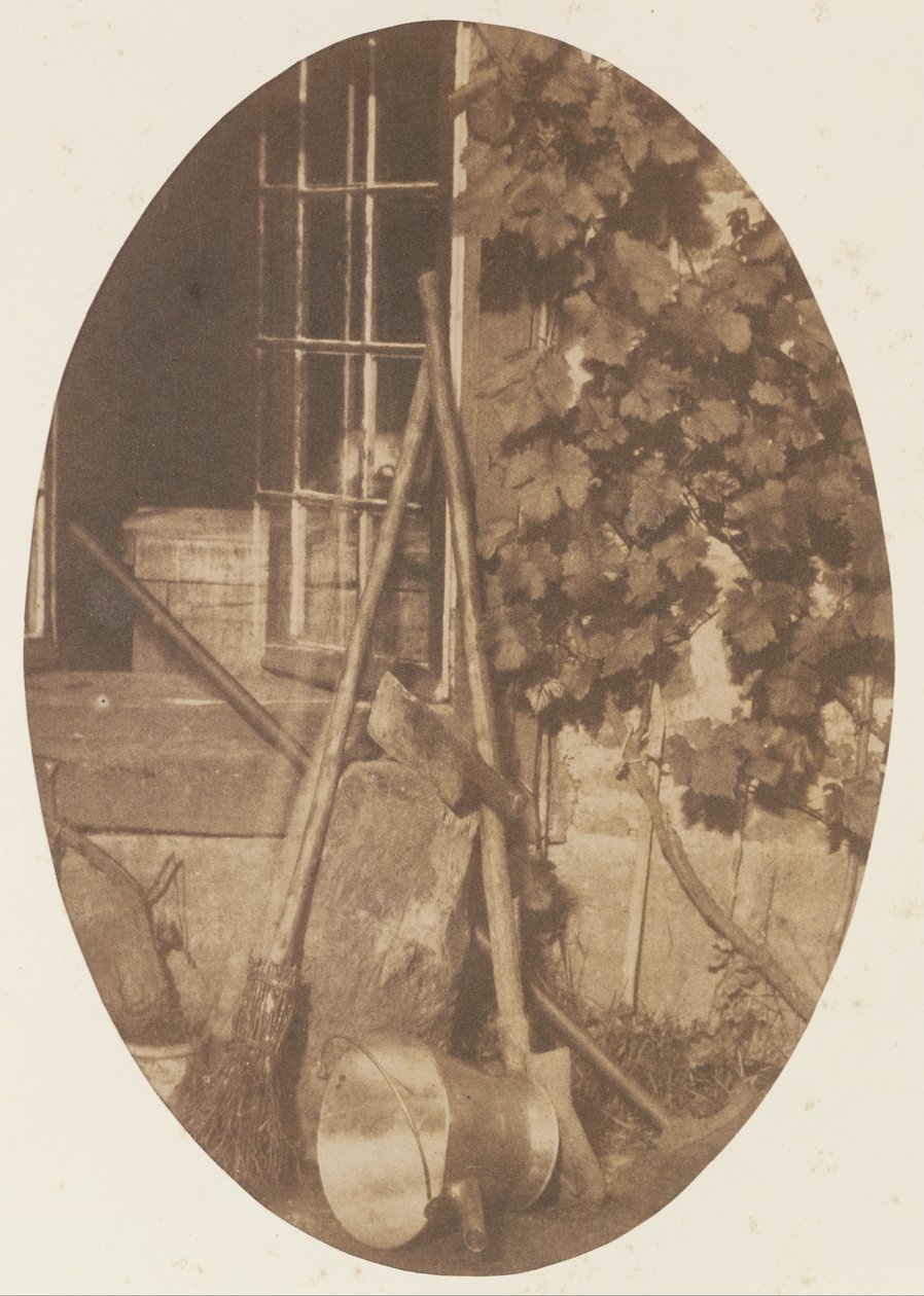 Ainda vida com equipamento de jardim de Comte Olympe Aguado