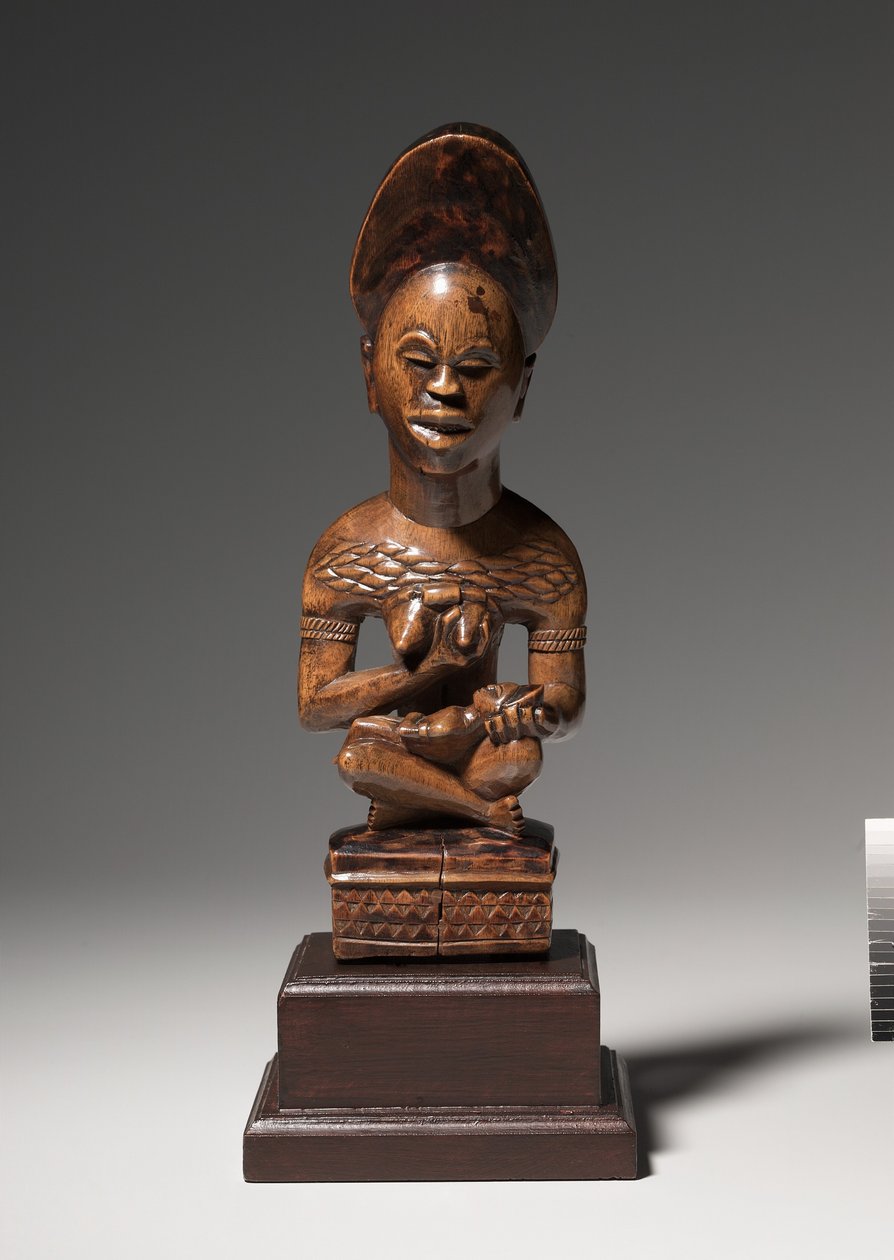 Figura de mãe e filho, meados ao final de 1800 de Congolese School