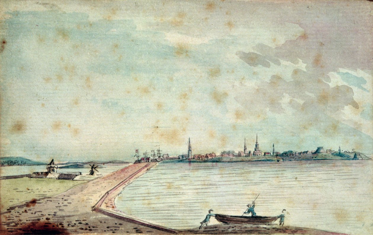 Vista, de, boston, pescoço de Conleton