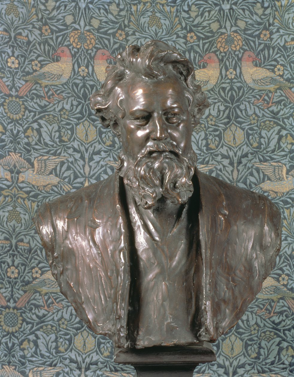 Busto de William Morris (1834-96) por Conrad Dressler (1856-1940) (bronze) de Conrad Dressler