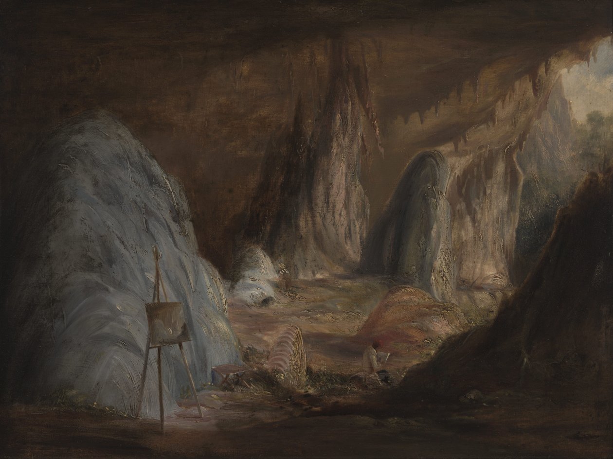Estalagmites, Caverna Burragalong de Conrad Martens