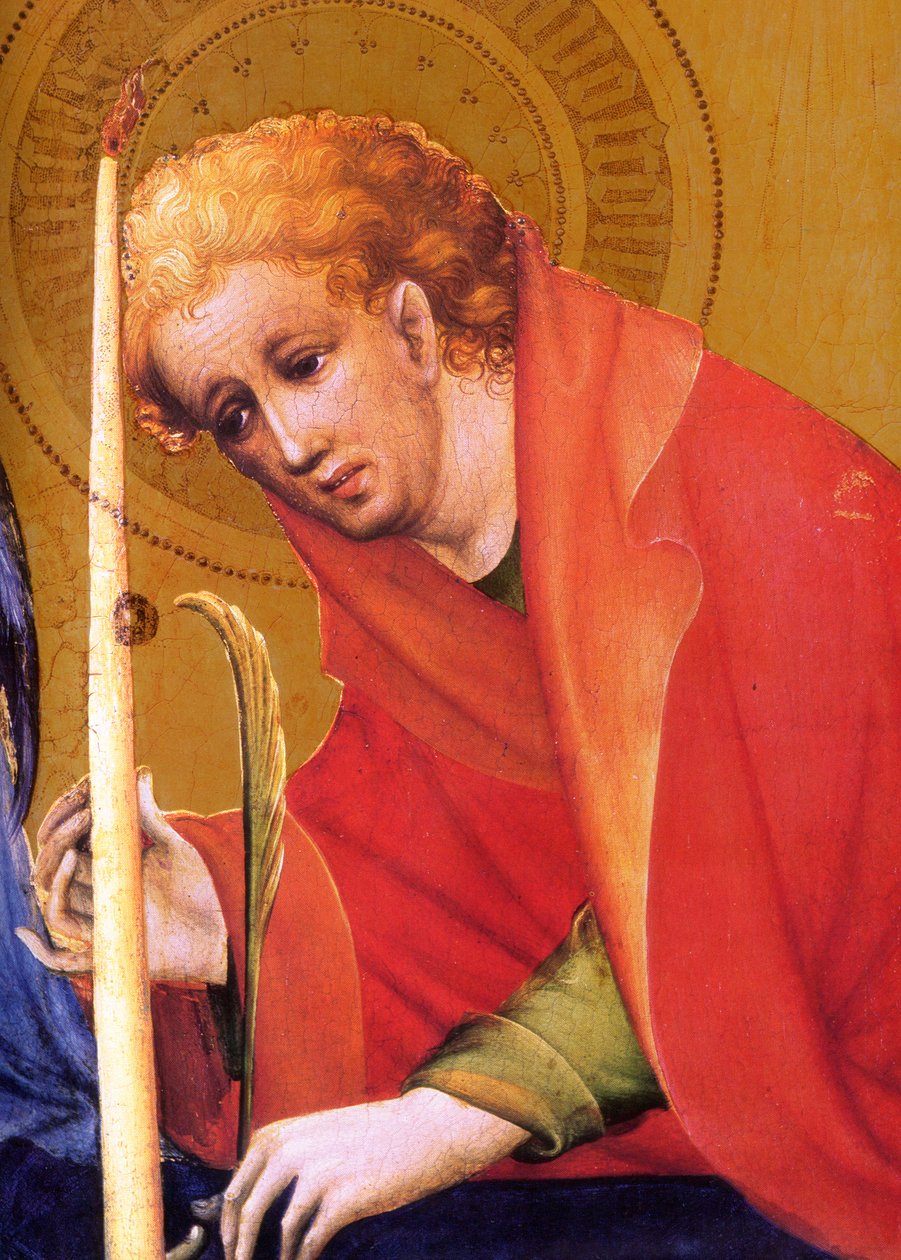 Dortmund, Marienkirche, Conrad de Soest, Marienaltar, painel do meio, Johannes de Conrad von Soest