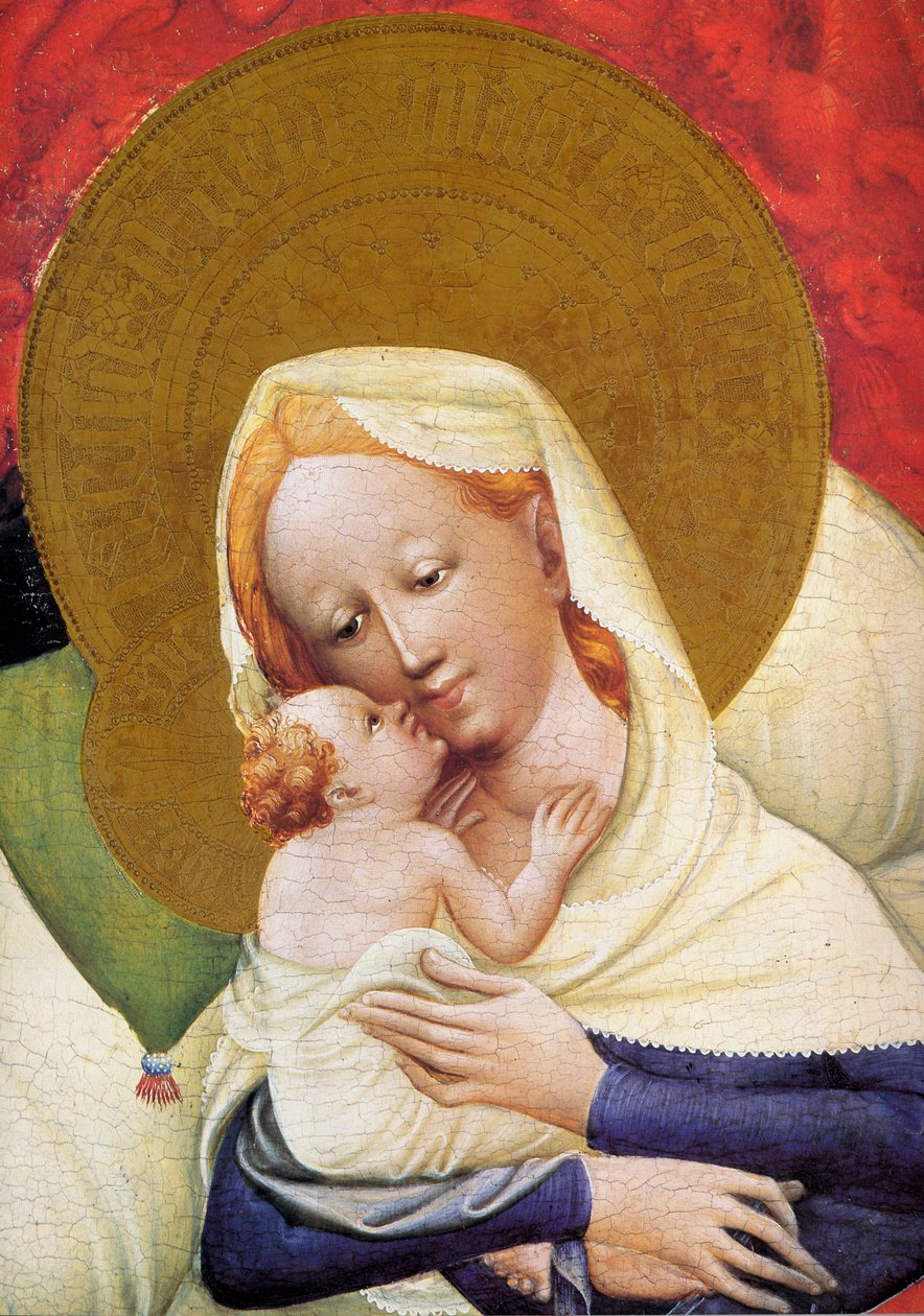 Marienalter - detalhe de quadro à esquerda de Conrad von Soest