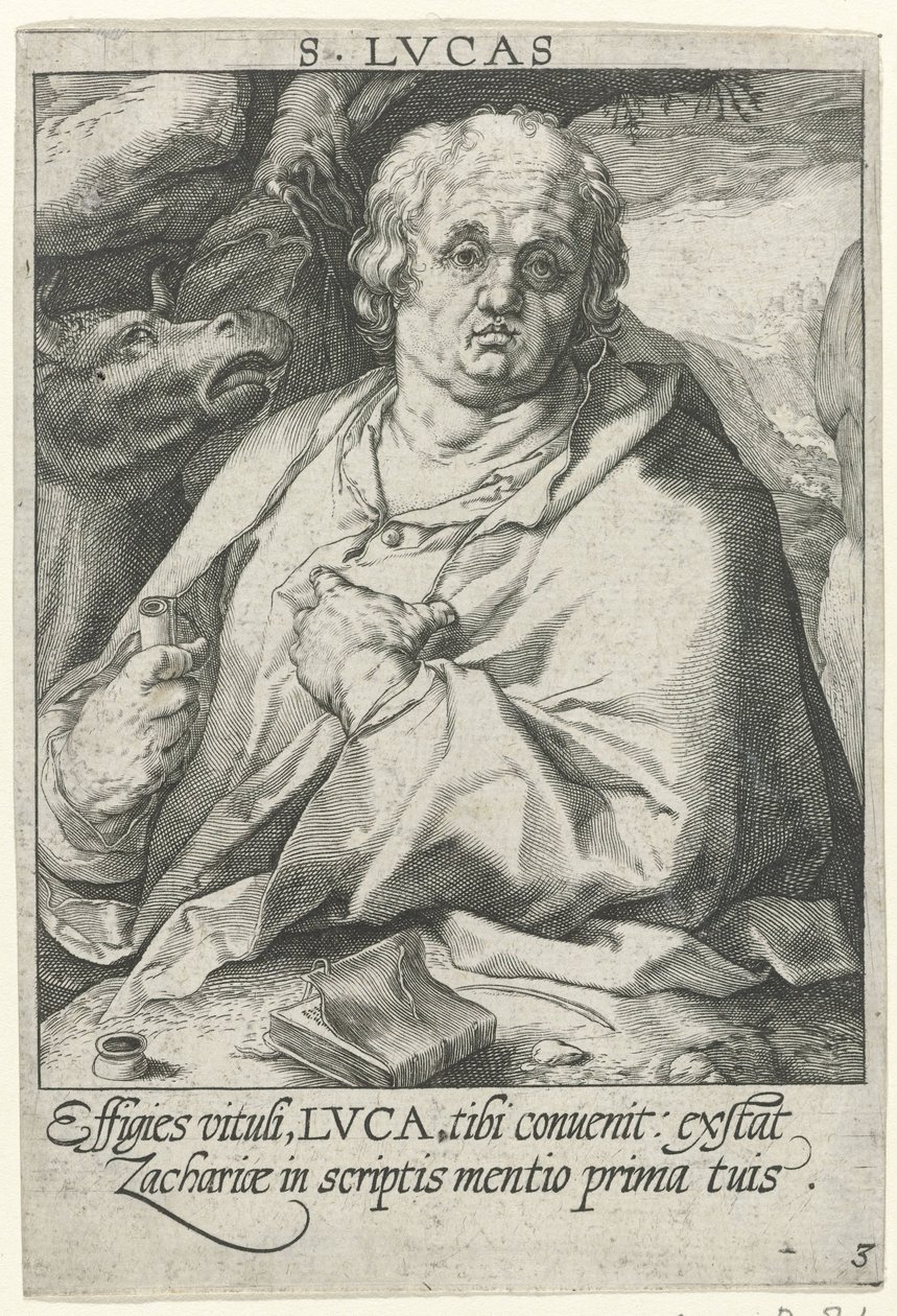 Evangelista Lucas Os Quatro Evangelistas (título da série) de Conrad Goltz (possibly)