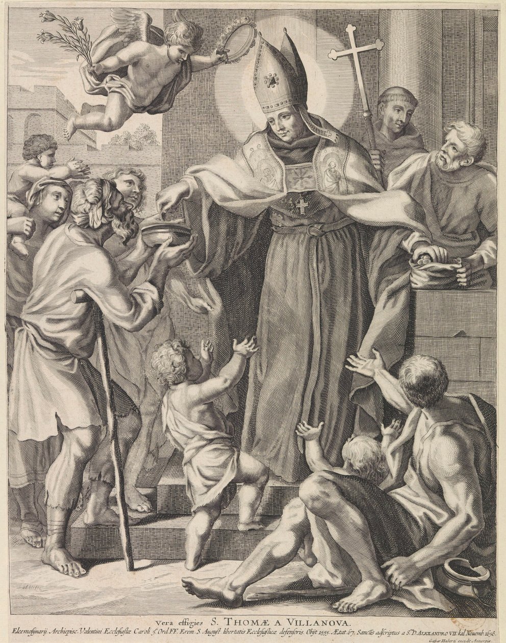 H. Thomas van Villanueva
Vera effigies S. Thomae A Villanova (título sobre o objecto) de Conrad Lauwers