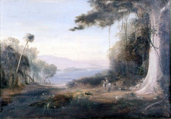 Uma Paisagem do Lago Illiwara de Conrad Martens