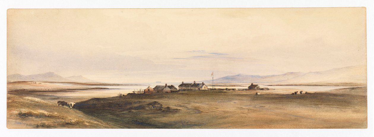 Berkeley Sound, Ilhas Falkland, c.1878 (aguarela) de Conrad Martens