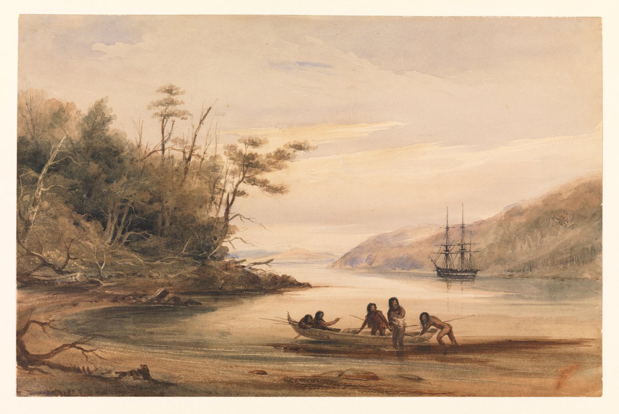 Enseada do Retrato, Canal de Beagle de Conrad Martens
