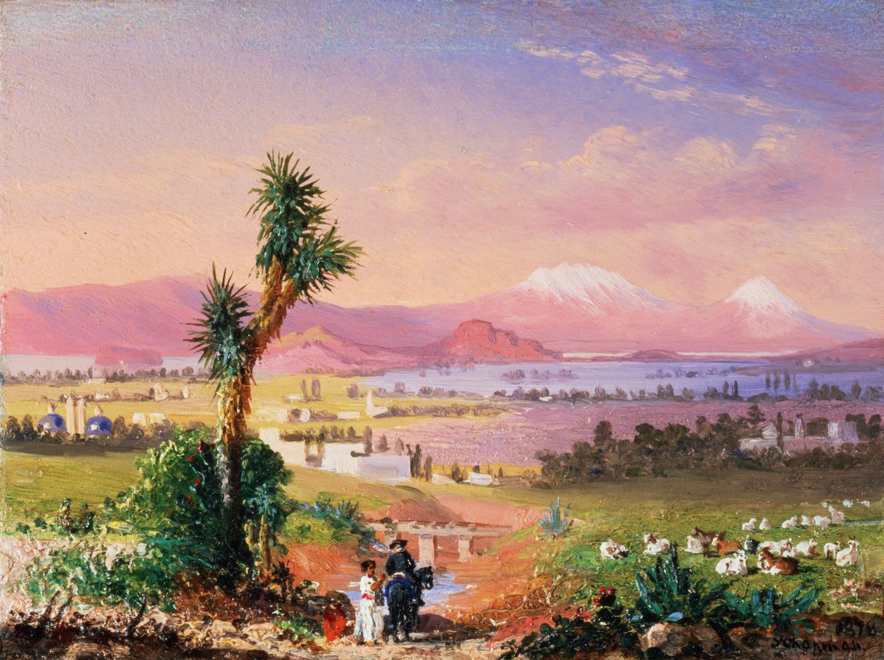 Uma Vista da Cidade do México de Conrad Wise Chapman