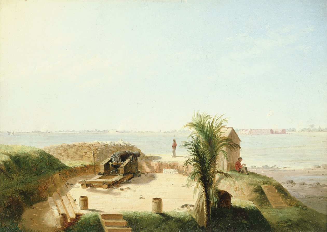 Battery Marion, 4 de novembro de Conrad Wise Chapman