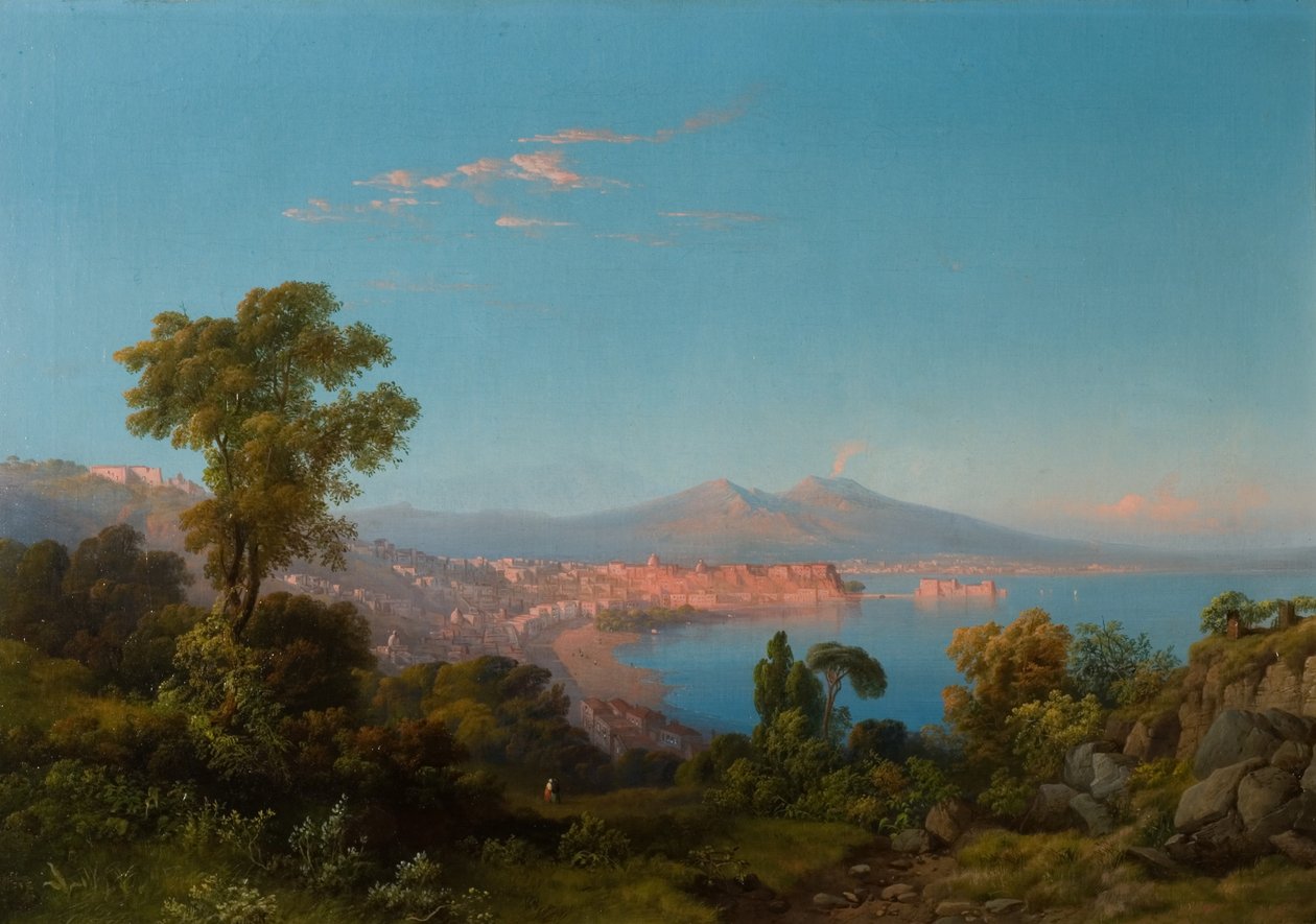 Vista da Baía de Nápoles de Consalvo Carelli
