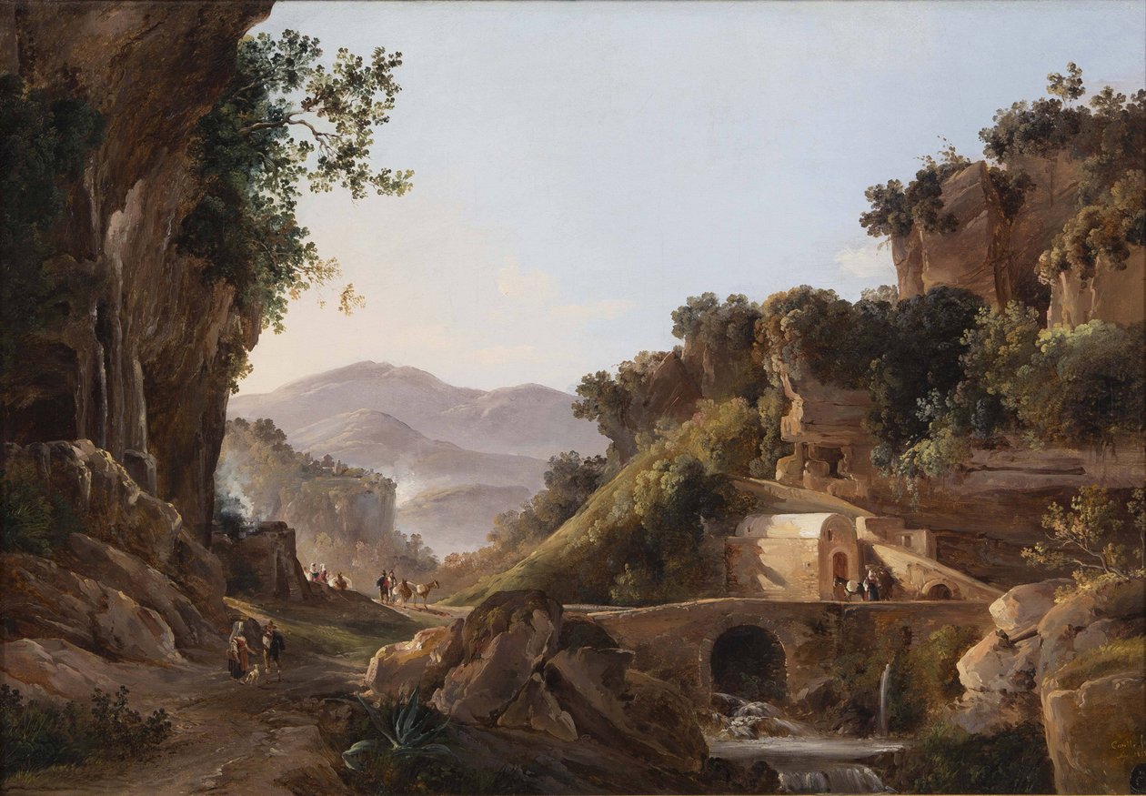 Cava de Tirreni, 1857. de Consalvo Carelli