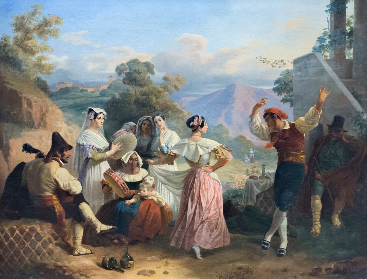 Dança tradicional (óleo sobre tela) de Consalvo Carelli