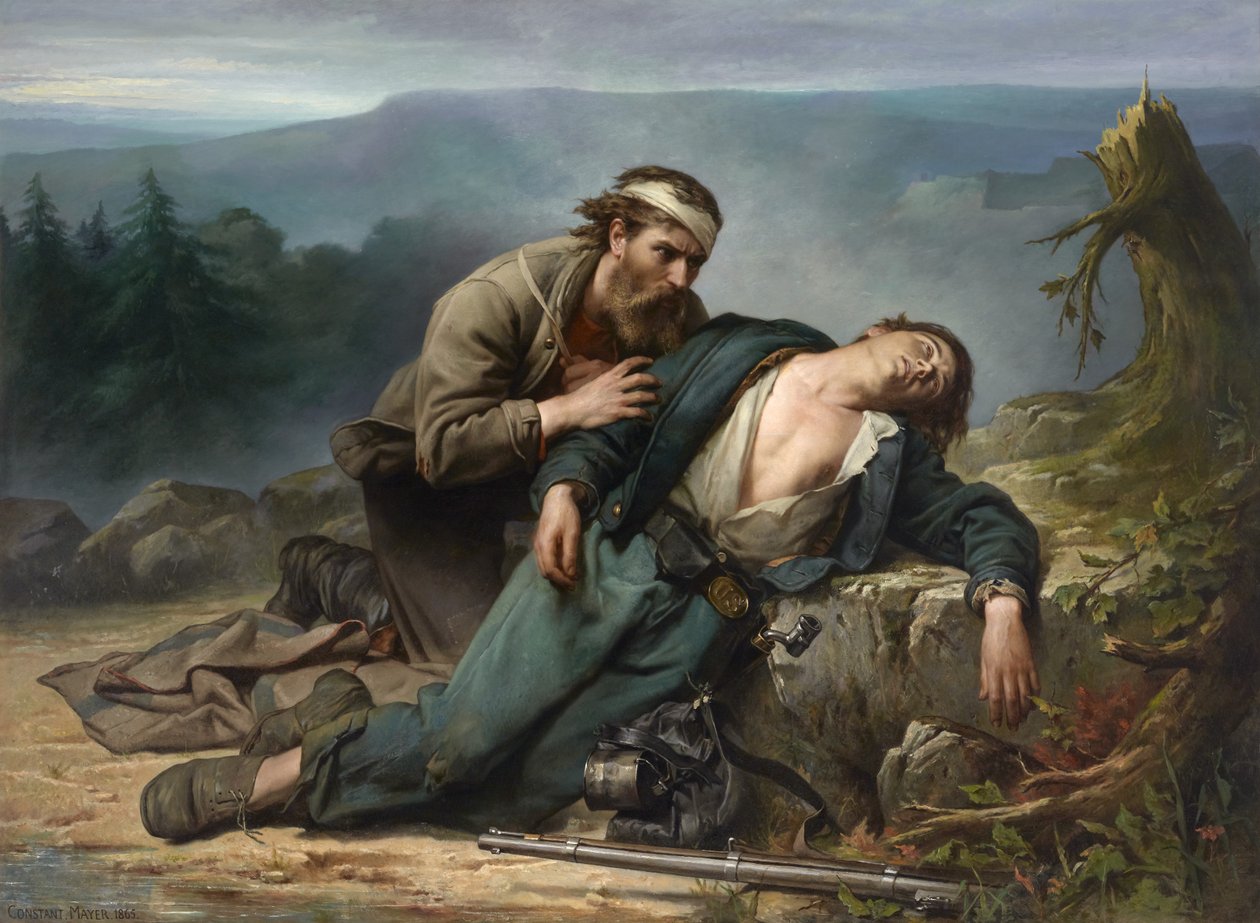 Reconhecimento: Norte e Sul, 1865 de Constant Mayer