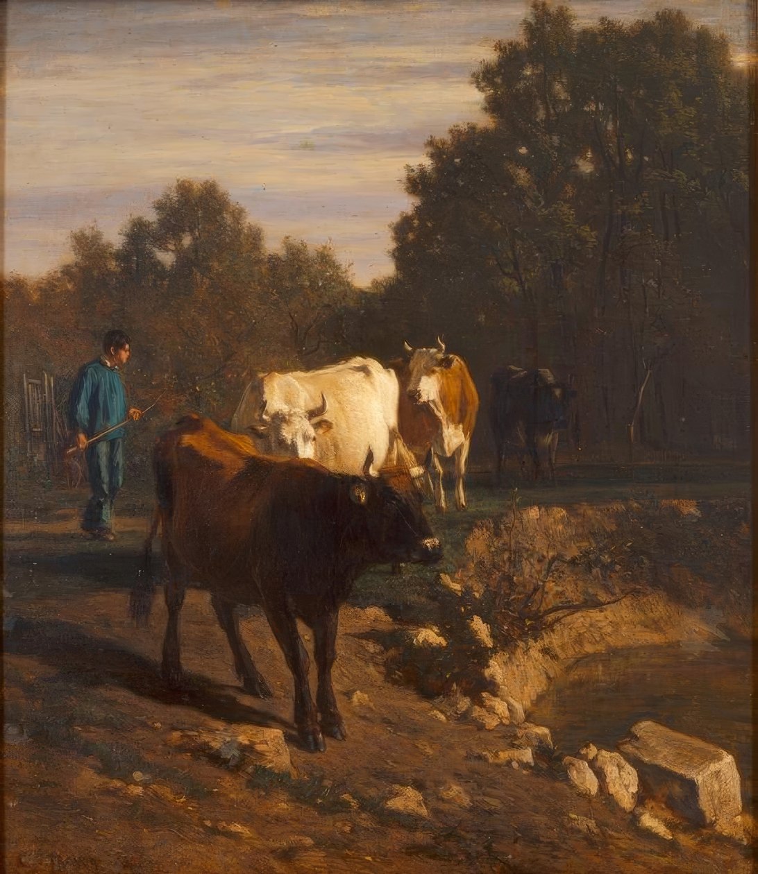 Retorno à luz da noite de Constant Troyon