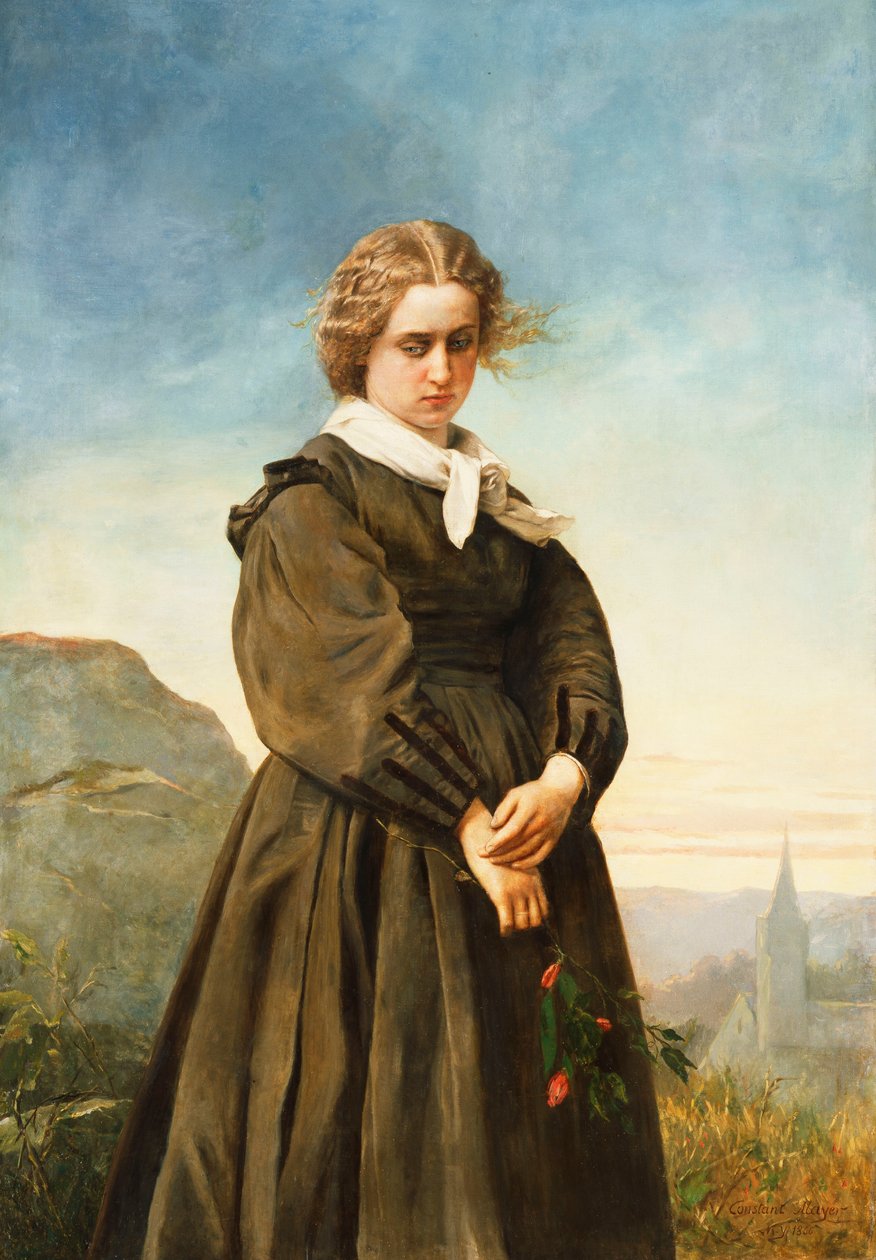 Melancolia do amor, 1866 de Constant Mayer