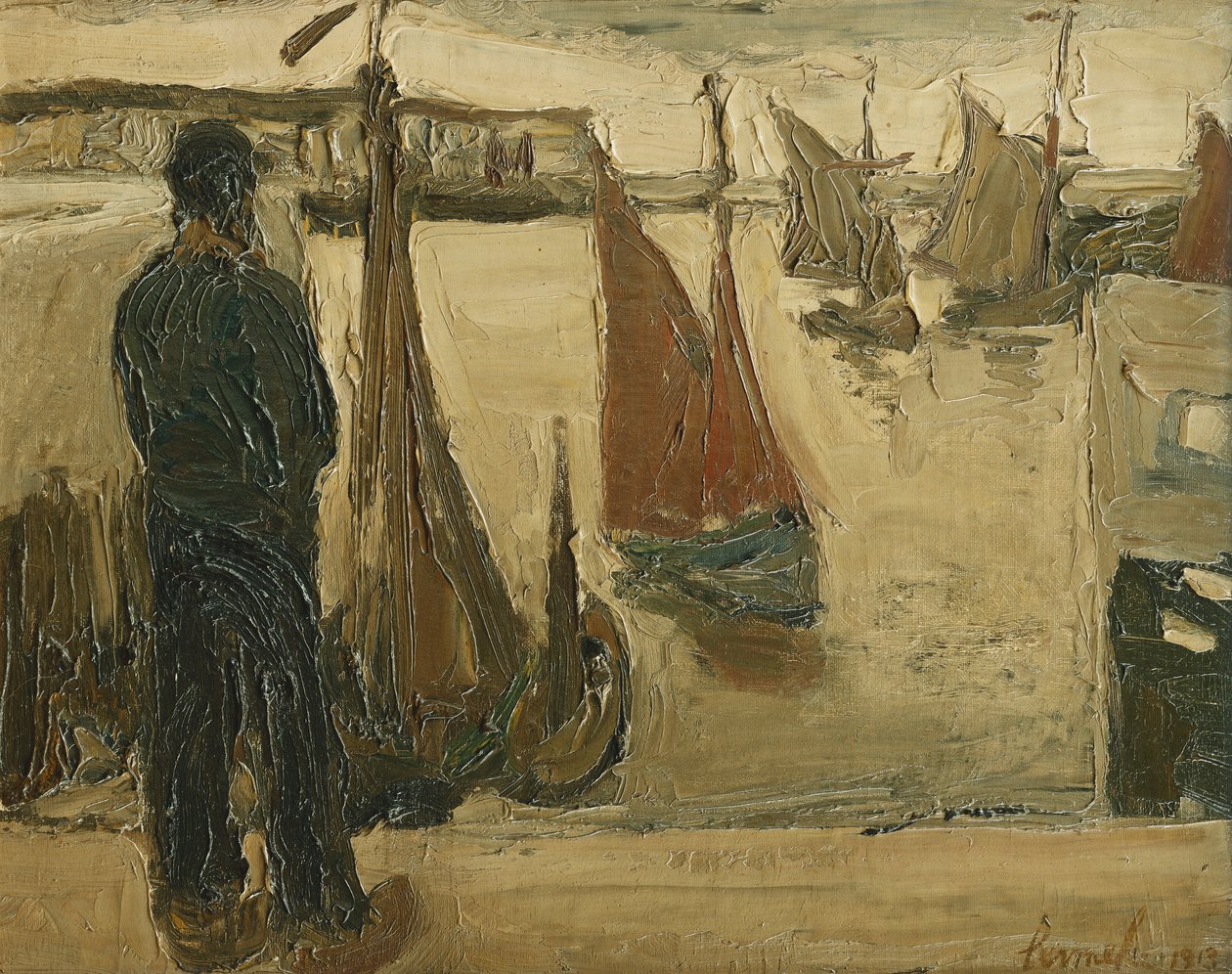 O Porto de Ostende de Constant Permeke