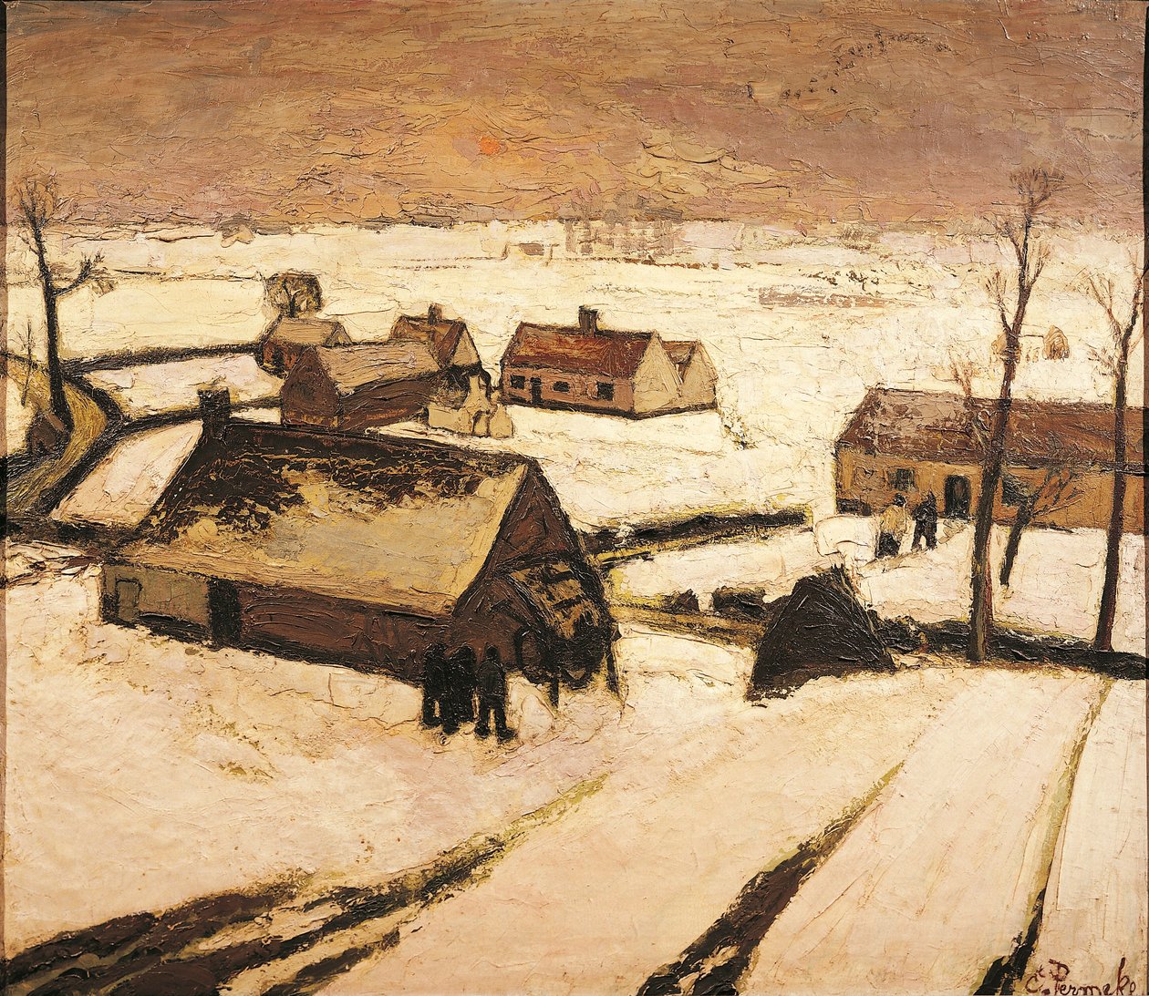 Os últimos sacramentos de Constant Permeke