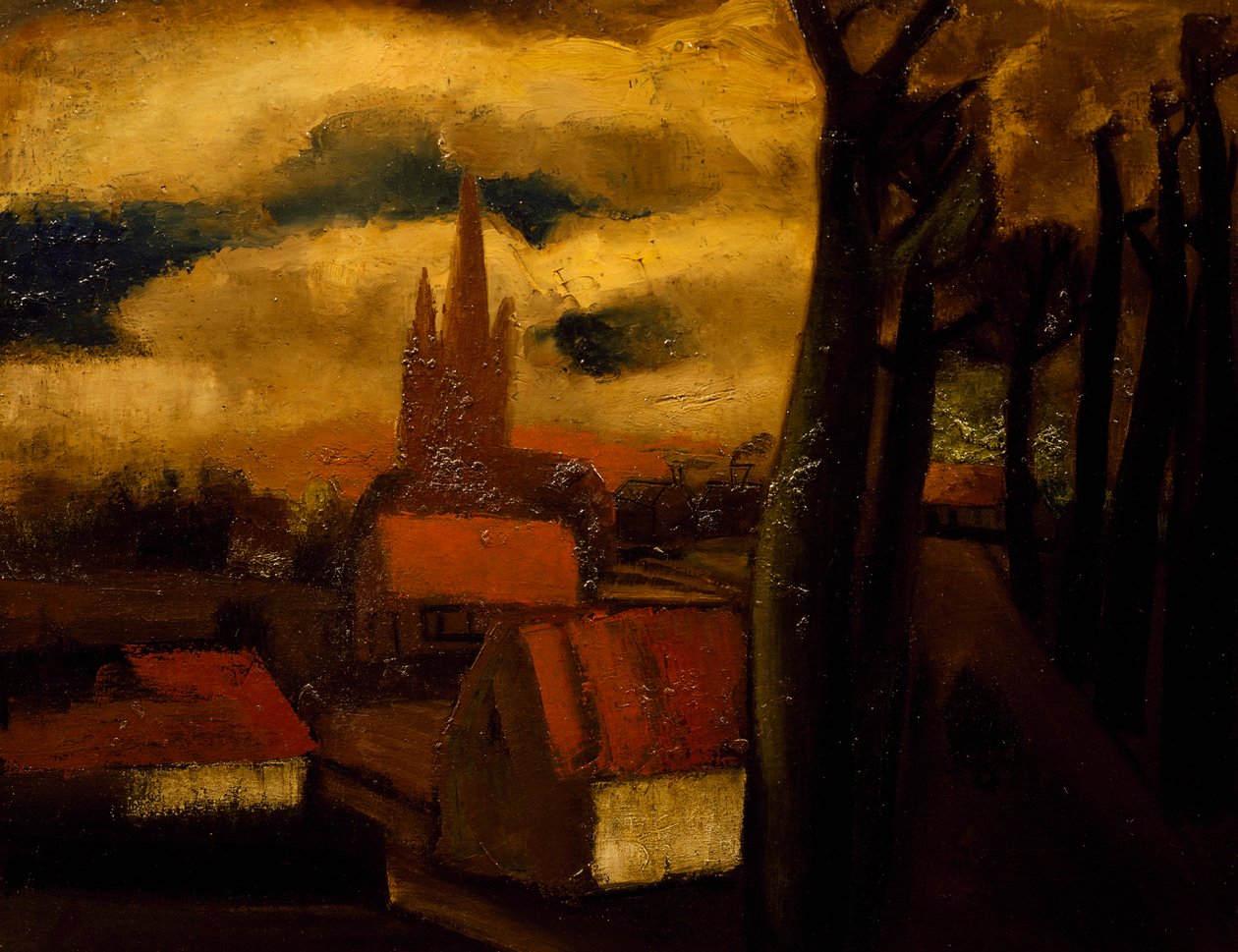 Os telhados vermelhos de Constant Permeke