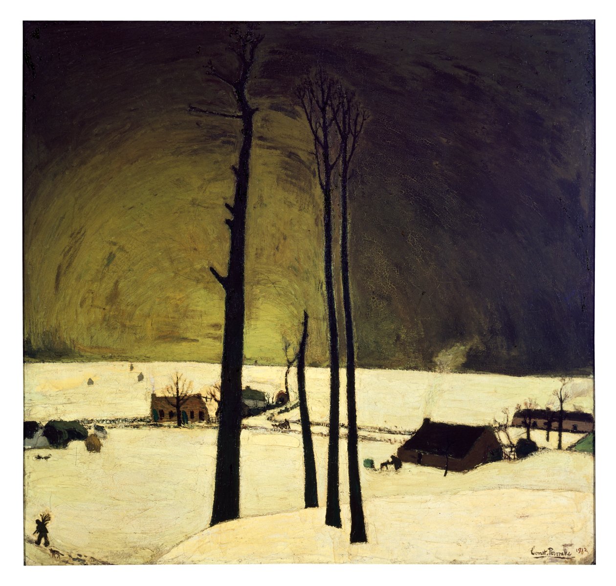 Paisagem de Inverno de Constant Permeke