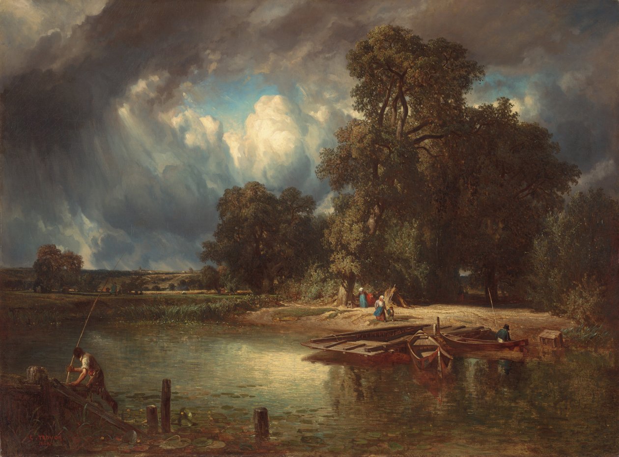 A aproximação da tempestade, 1849. de Constant Troyon