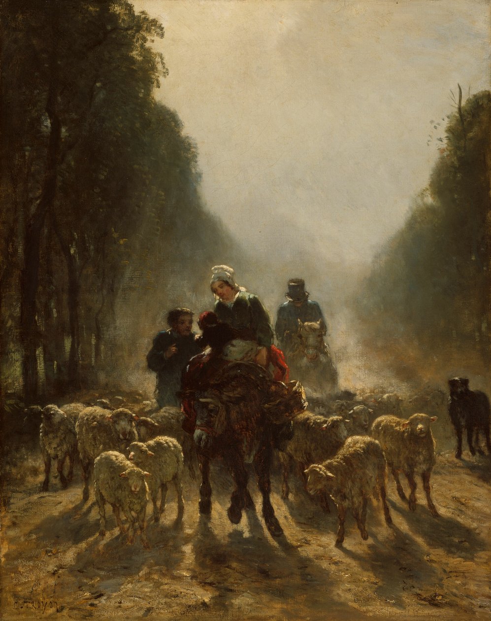 A estrada para o mercado de Constant Troyon