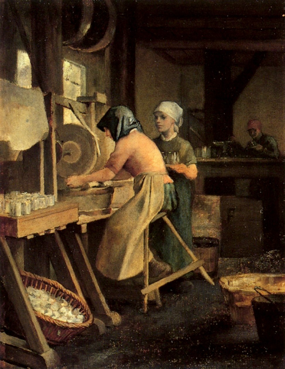 Meninas de fábrica de Constantin Emile Meunier