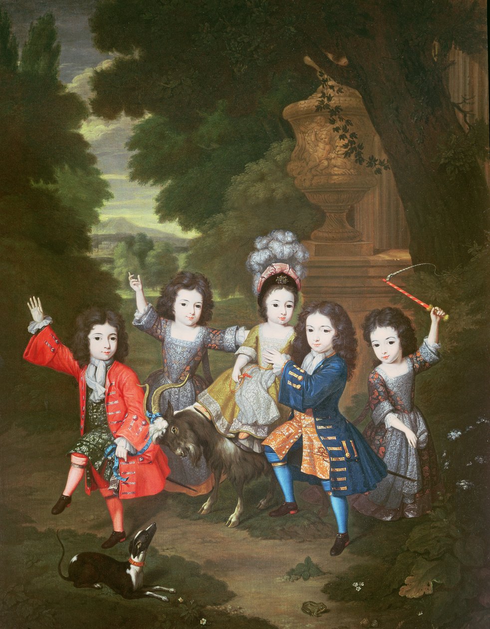 Retrato dos Filhos de Francisco Lopez-Suaso de Constantin Netscher