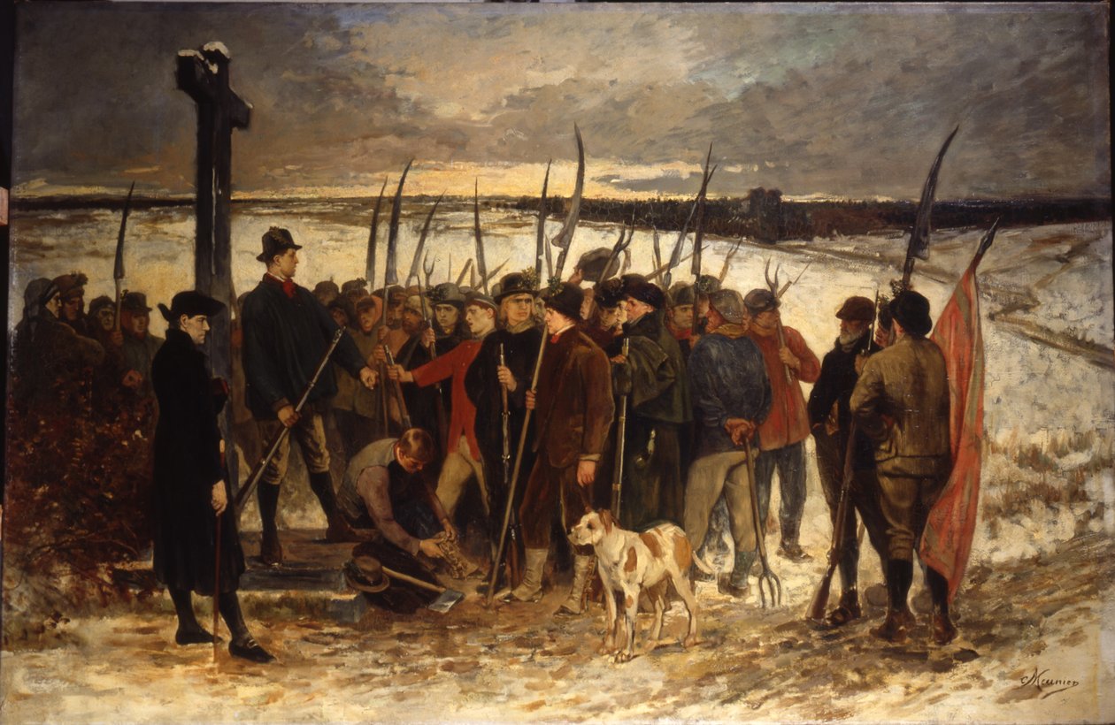 A guerra dos camponeses de Constantin Emile Meunier