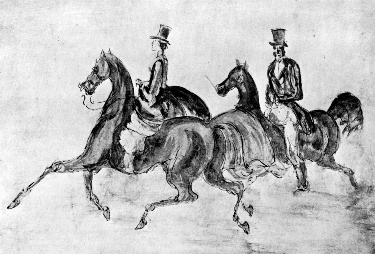 Os Cavaliers, 1930 de Constantin Guys