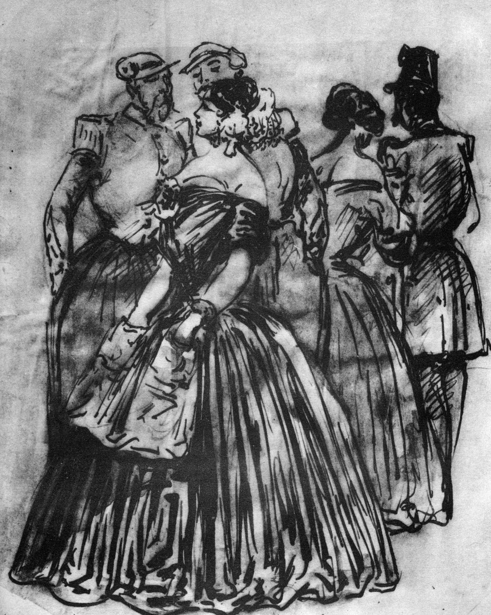 Fora de serviço, século XIX, 1930 de Constantin Guys
