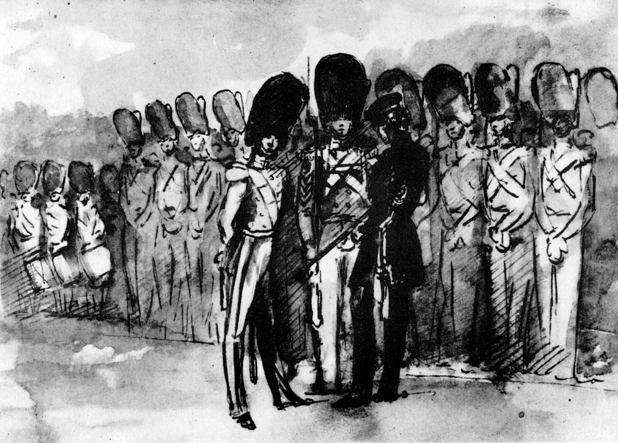 Na parada, 1930. de Constantin Guys