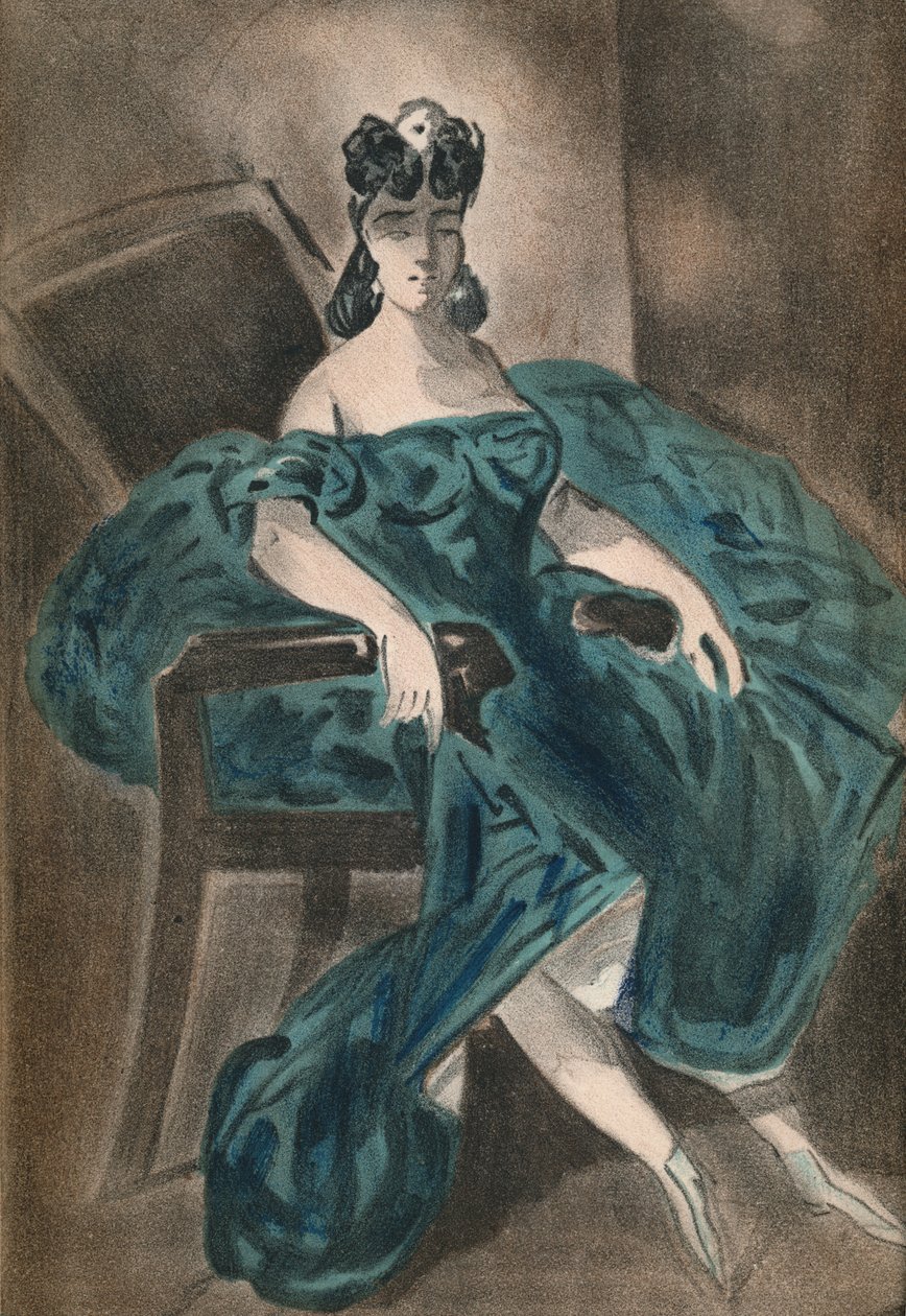Retrato II, 1865, 1939 de Constantin Guys