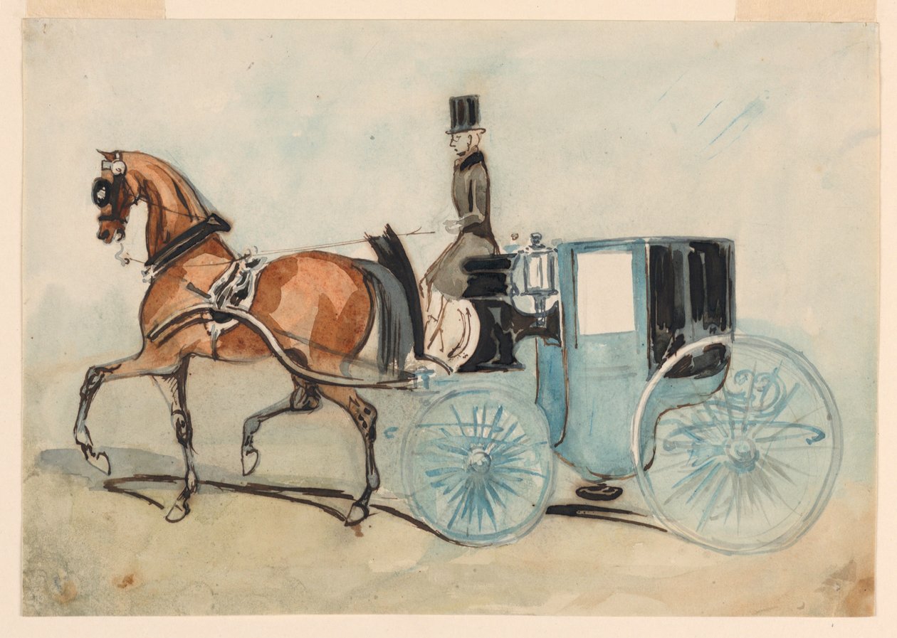 O Brougham Azul de Constantin Guys