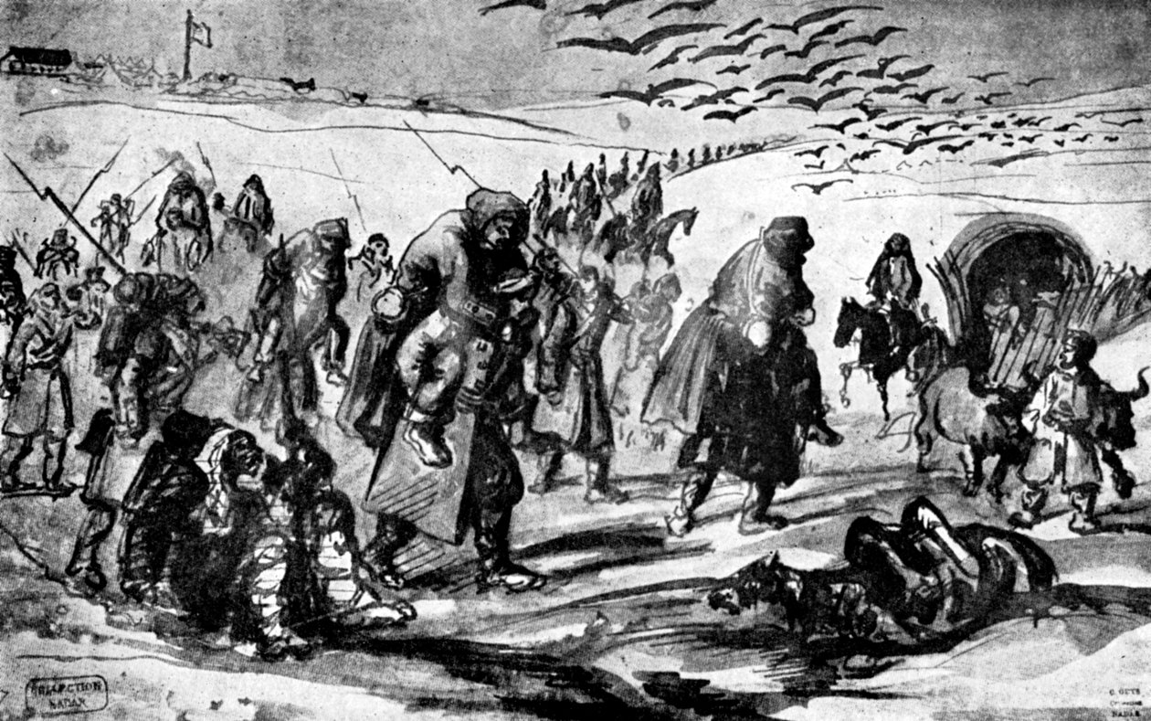 The Retreat, Guerra da Criméia, século XIX, 1930. de Constantin Guys
