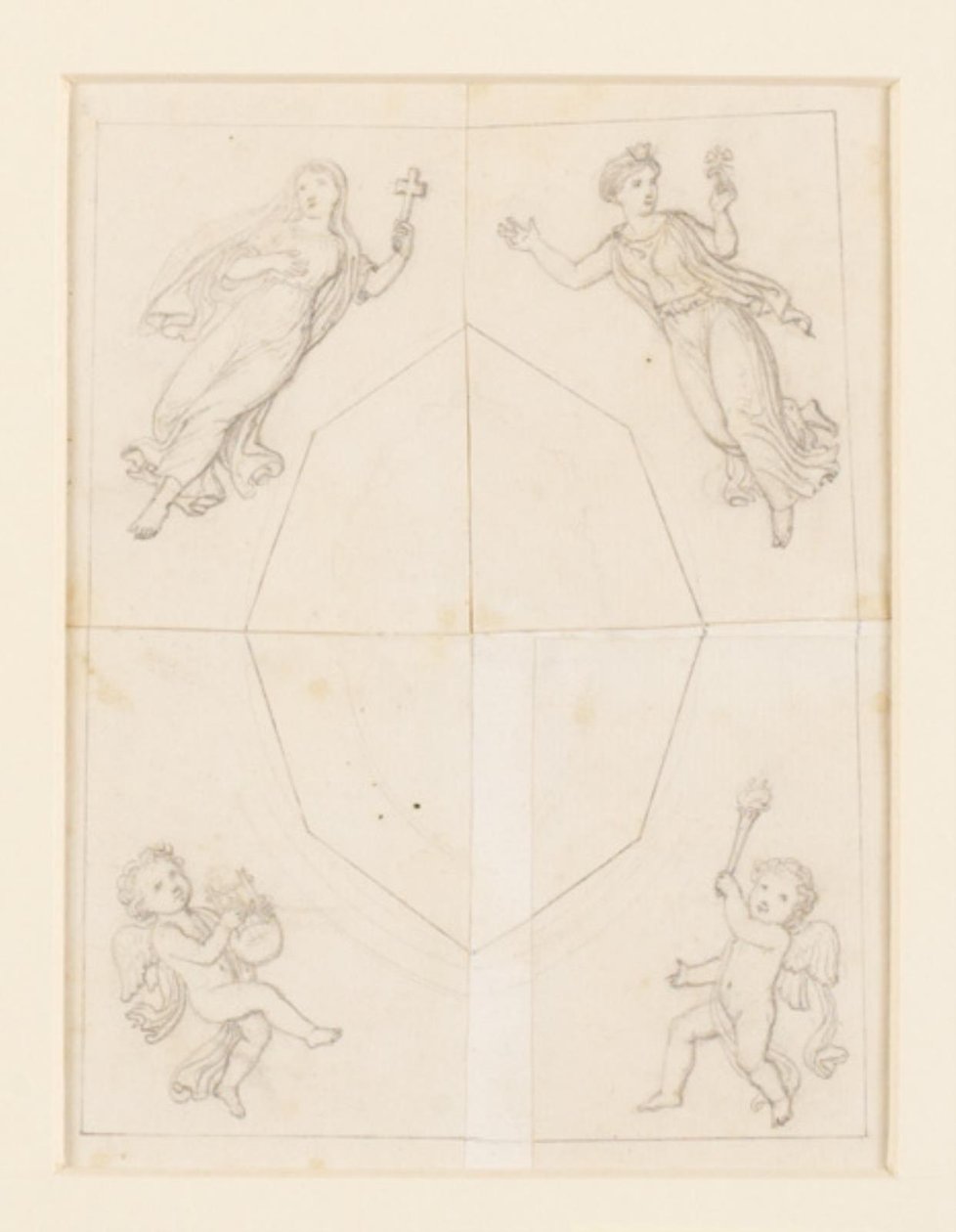 Modelo para decoração de teto de Constantin Hansen