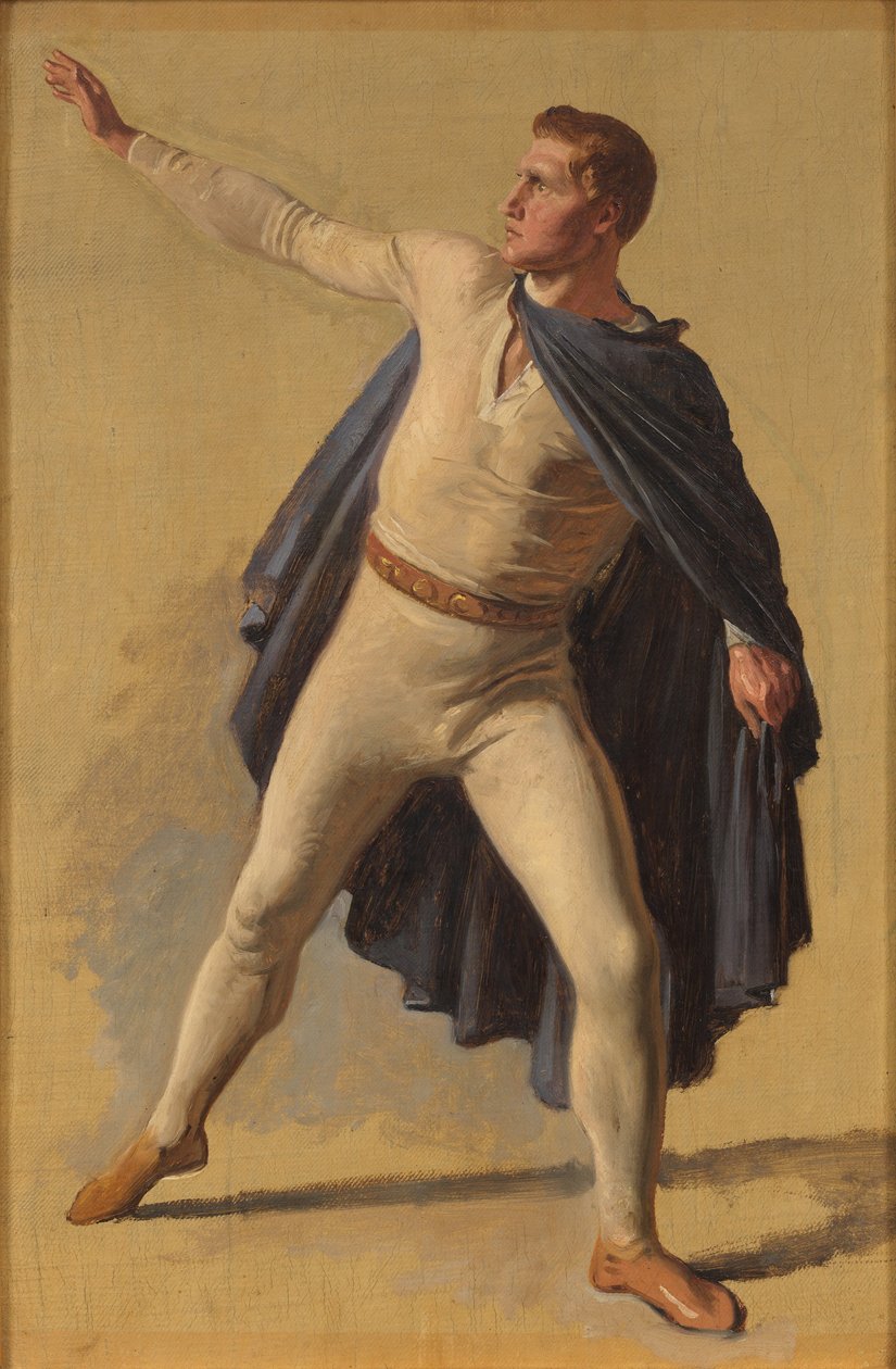 Loki. Estudo para o festim de Ægir de Constantin Hansen