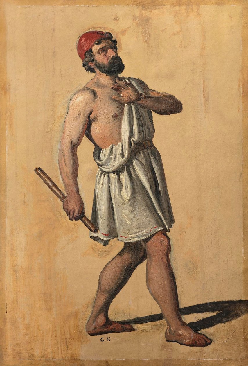 Figura masculina, Hefesto () de Constantin Hansen