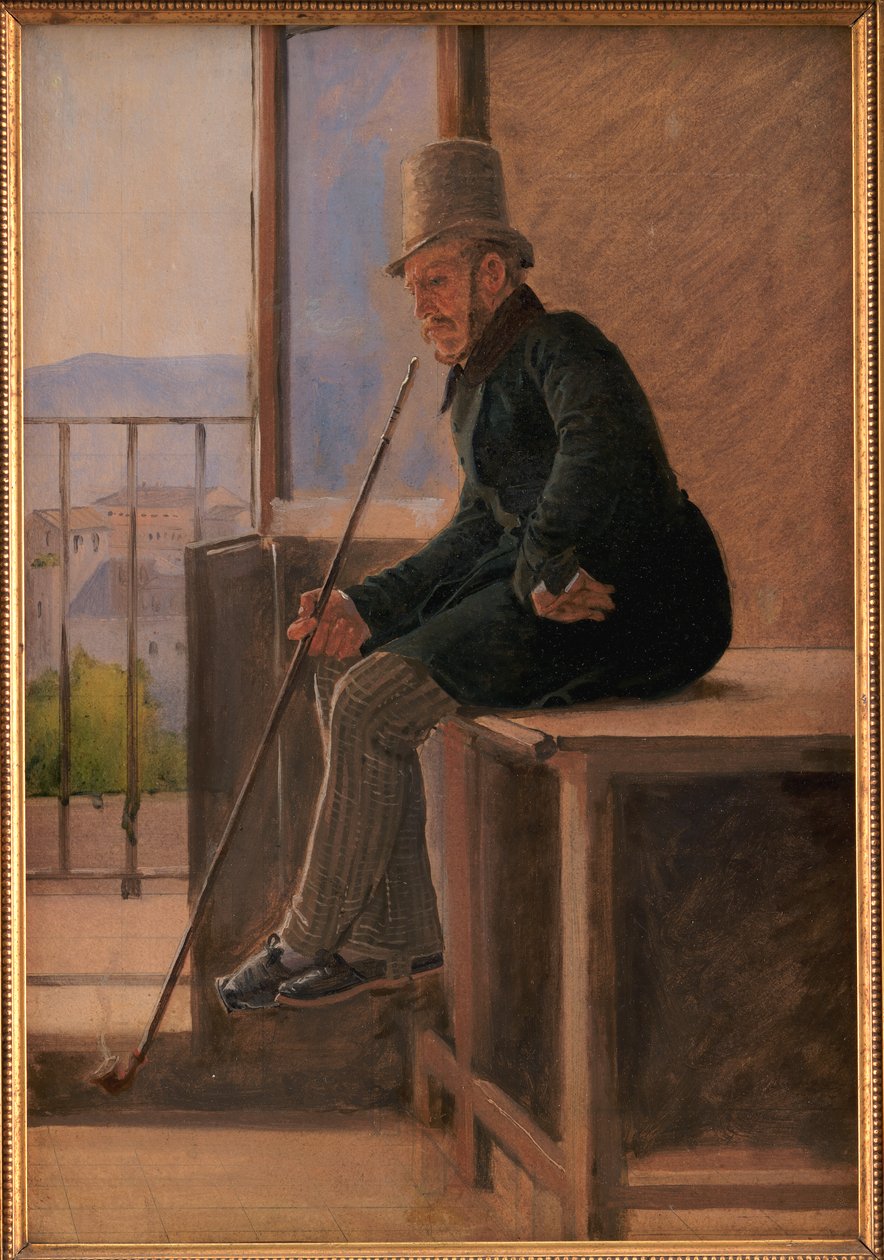 O Pintor Jørgen Sonne de Constantin Hansen