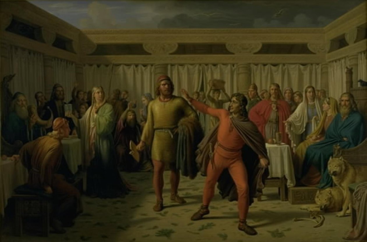 Festa de Ægir de Constantin Hansen